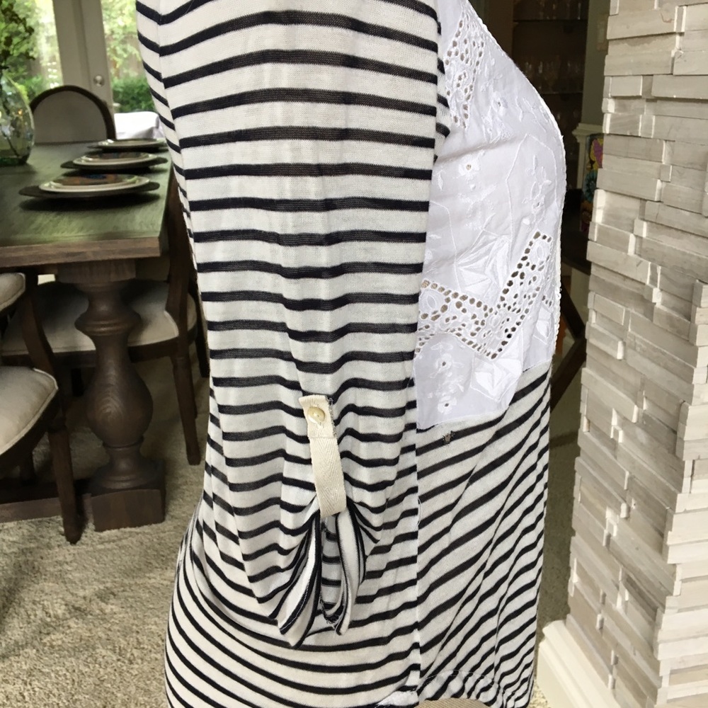 NWOT Anthropologie striped top - Picture 3 of 5